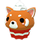 Red Panda Cupcake Chew Toy
